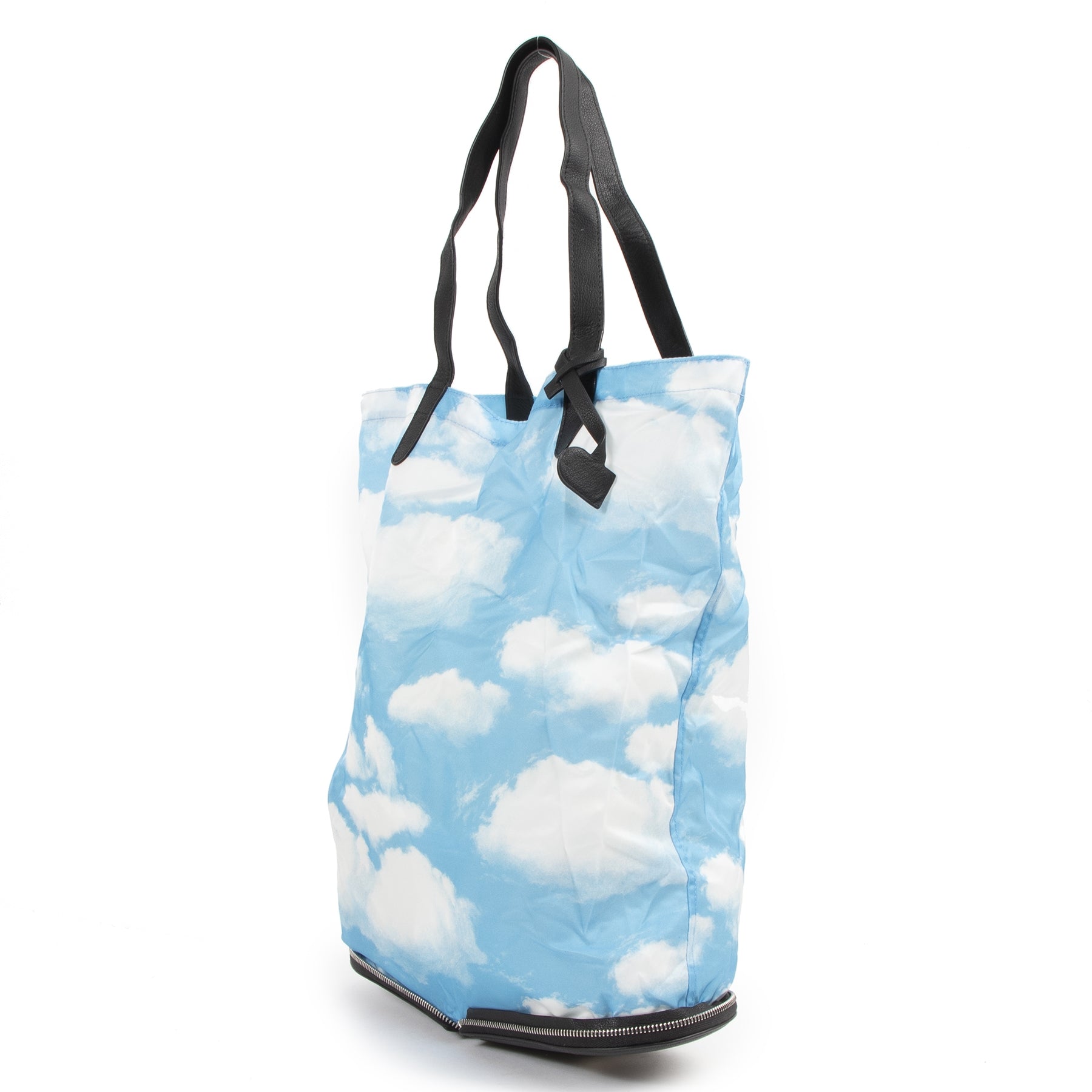 shop safe onlin Delvaux Kangourou Toile Nuage Foldable Shopper