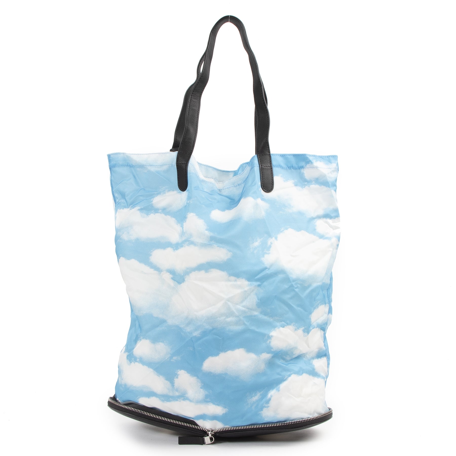 shop safe onlin Delvaux Kangourou Toile Nuage Foldable Shopper
