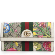Gucci Ophidia GG Flora continental wallet