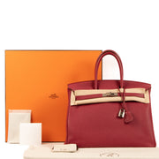 Hermès 2011 Birkin 35 Framboise Togo