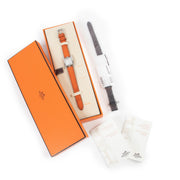 Buy an authentic second hand Hermès Cape Cod PM Orange Watch at Labellov