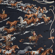 Hermès Carre Silk Scarf ' Les Mustangs'