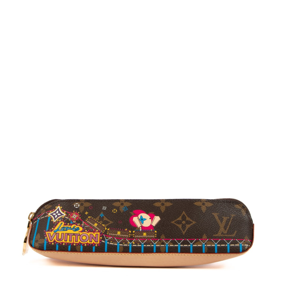 Louis Vuitton Monogram Canvas Limited Edition Rollercoaster Pencil Case