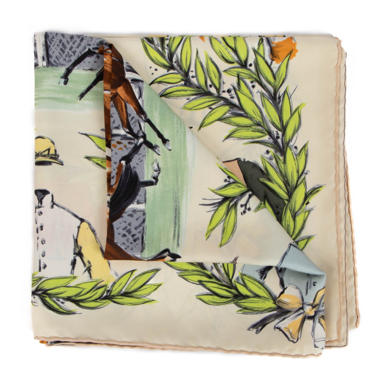 Shop 100% authentic second-hand Hermès Chantilly Silk Scarf on Labellov.com