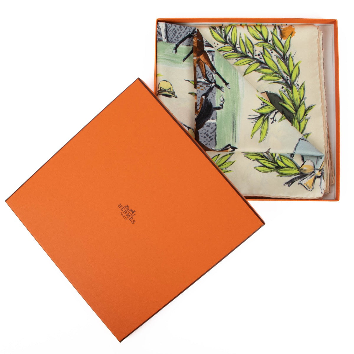 Shop 100% authentic second-hand Hermès Chantilly Silk Scarf on Labellov.com