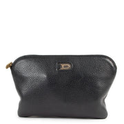 Buy online an authentic second hand Delvaux Black Leather Pochette in good condition at labellov in Antwerp.