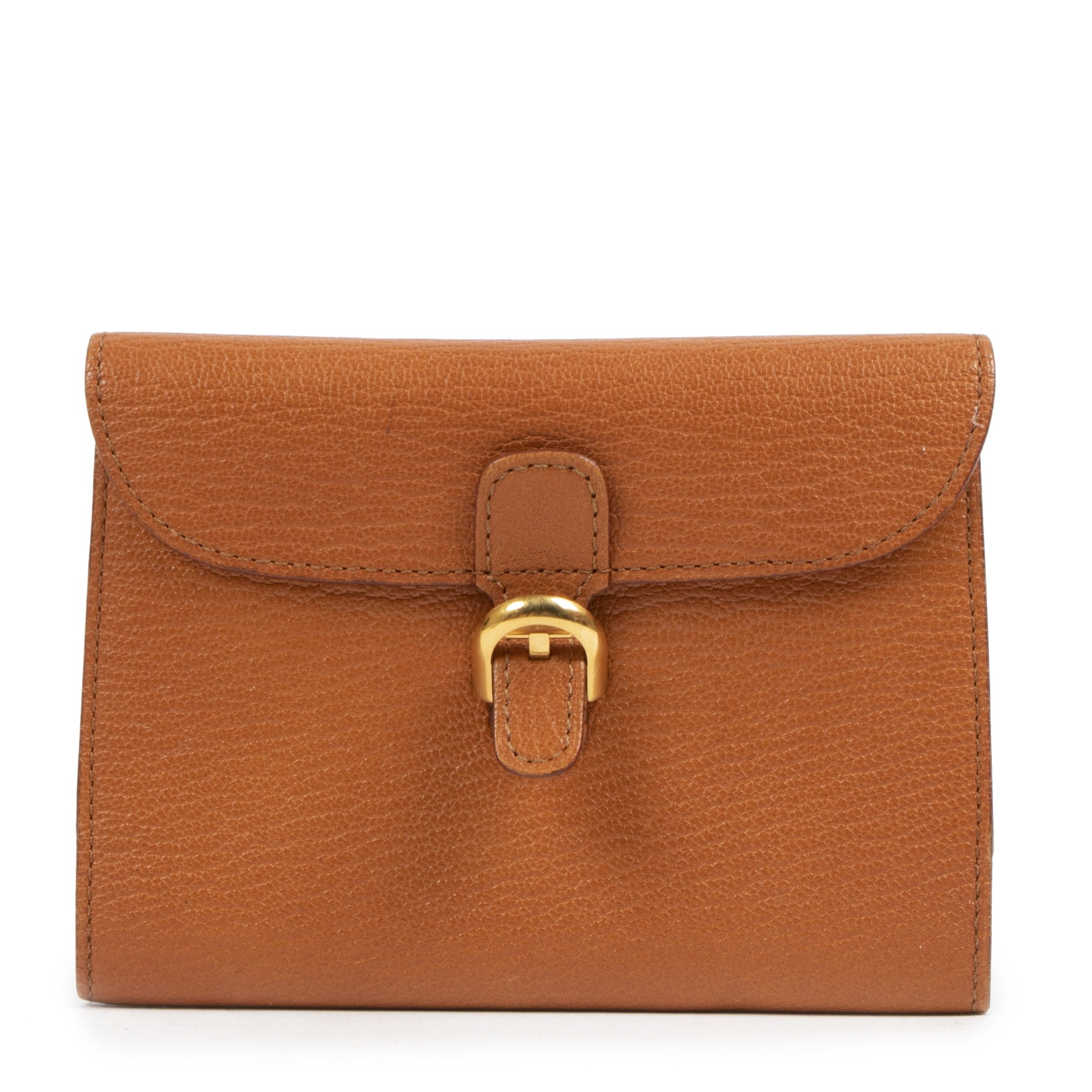 Authentic second-hand vintage Delvaux Camel Address Book Holder buy online webshop LabelLOV