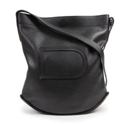 Authentic second-hand vintage Delvaux Black Le Pin Shoulder Bag buy online webshop LabelLOV