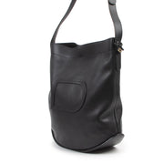 Authentic second-hand vintage Delvaux Black Le Pin Shoulder Bag buy online webshop LabelLOV