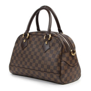 Authentic second-hand vintage Louis Vuitton Duomo Bowling Bag Ebene Damier buy online webshop LabelLOV