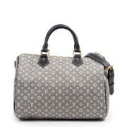 Authentic second-hand vintage Louis Vuitton Speedy 30 Bandoulière Monogram Idylle Handbag buy online webshop LabelLOV