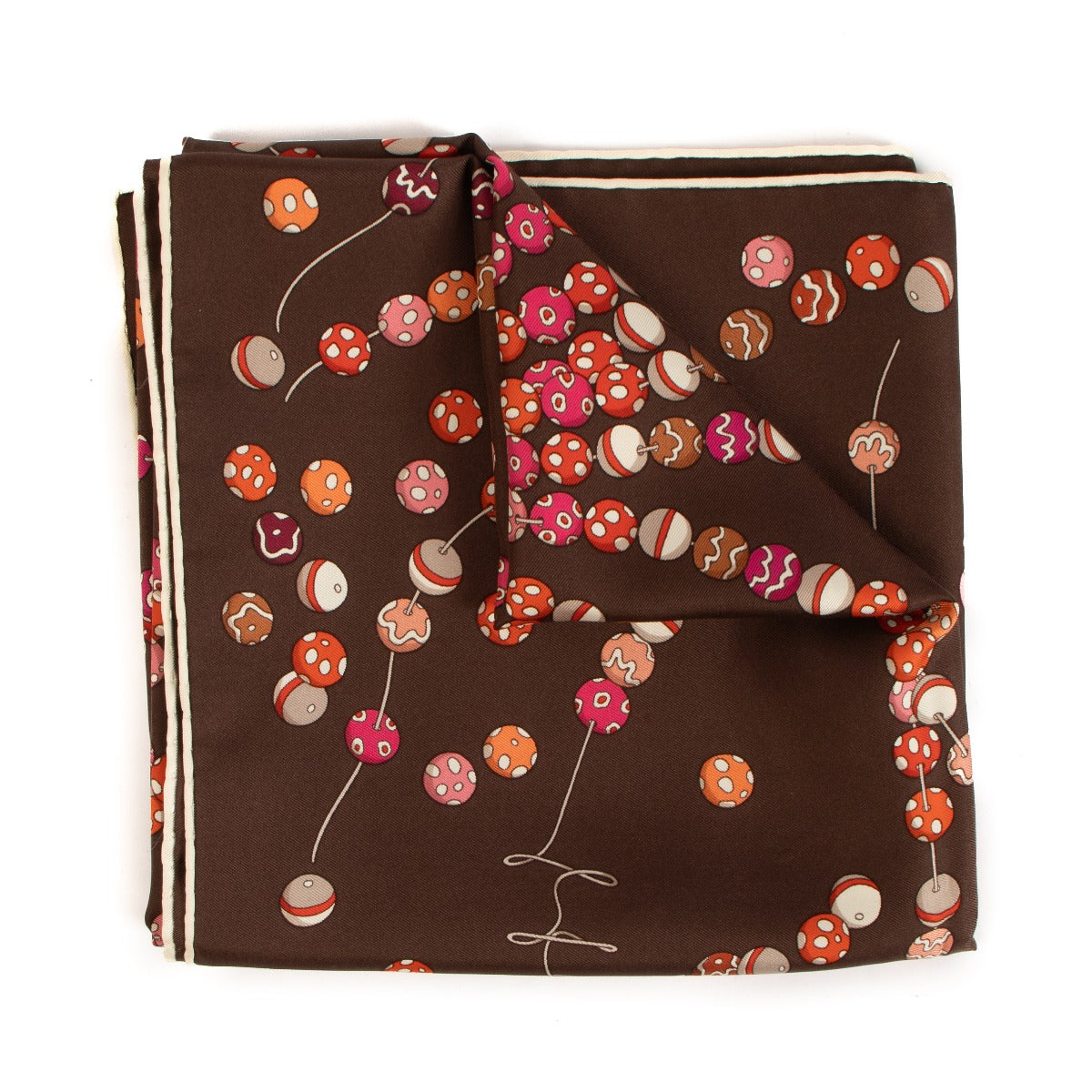 Hermes, Hermes silk carre, silk scarf, dancing pearls, Preloved, Labellov, Antwerp,
