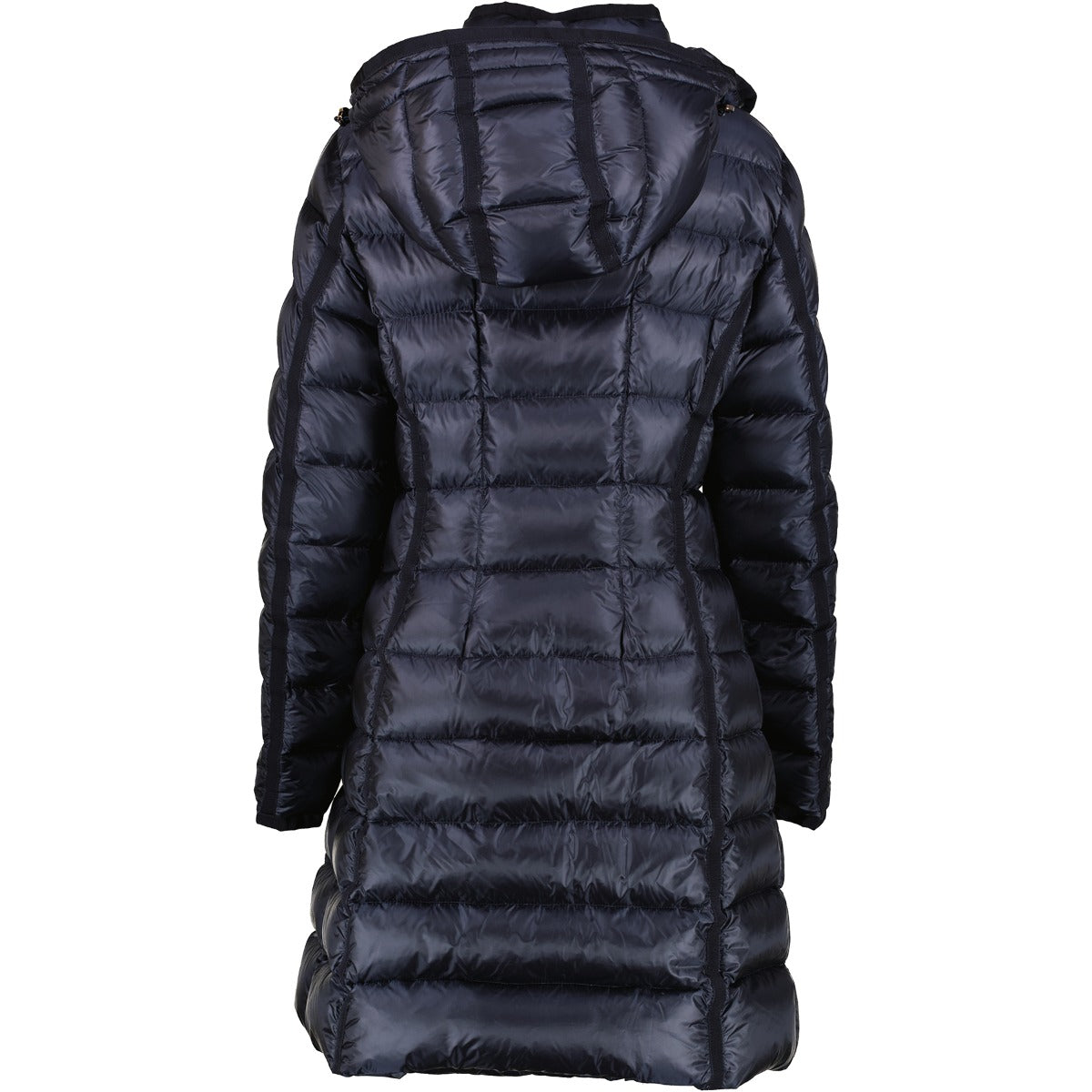 Moncler Hermine Blue Down Long Coat