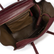 shop second hand authentic Celine Burgundy Mini Luggage Handbag at Labellov