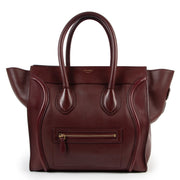 shop second hand authentic Celine Burgundy Mini Luggage Handbag at Labellov