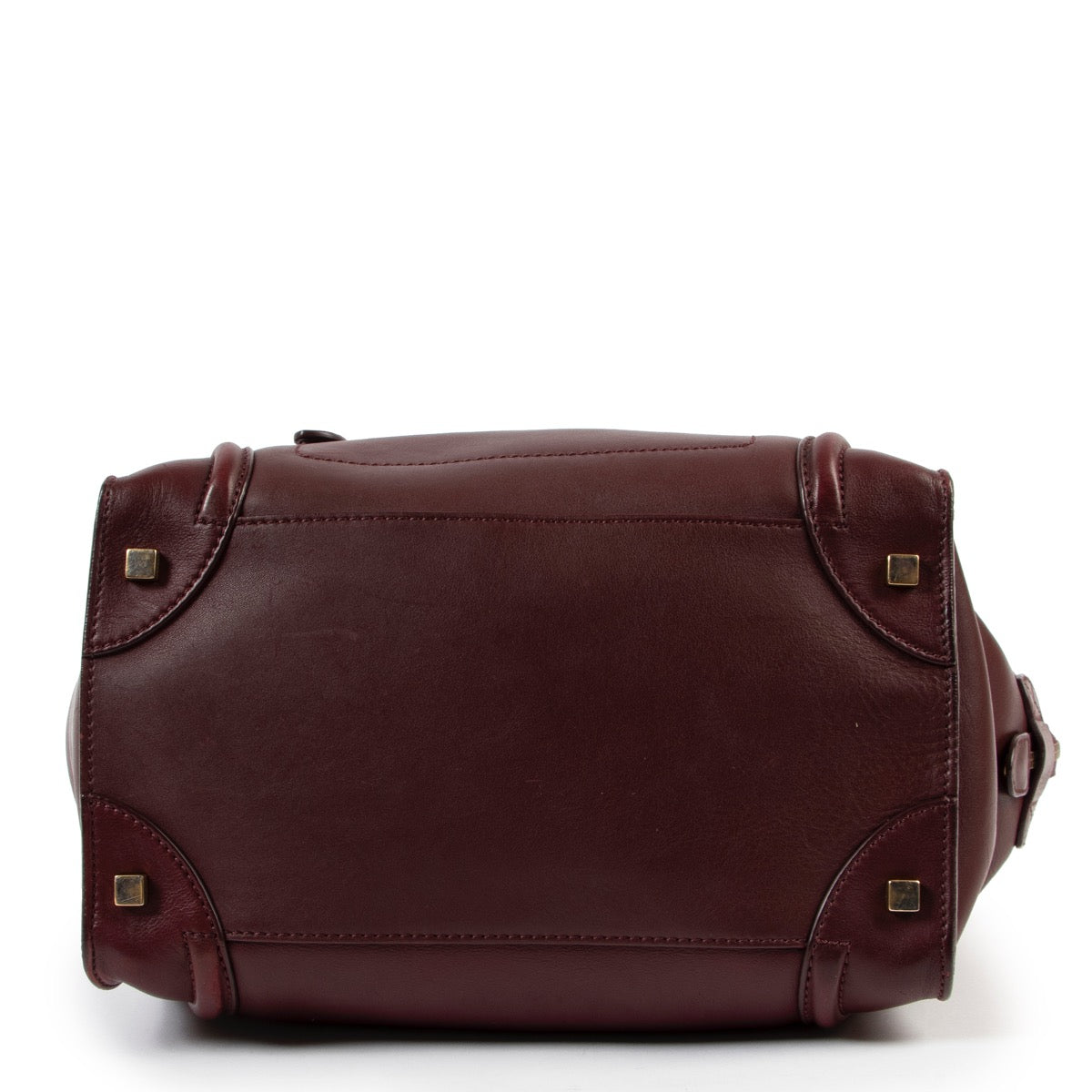 shop second hand authentic Celine Burgundy Mini Luggage Handbag at Labellov
