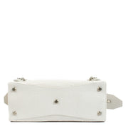Buy authentic second hand Balenciaga White Crocodile Embossed Neo Classic Small Bag at Labellov.com