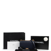 Buy this Chanel Medium Boy Blue Quilted Leather at Labellov for a reasonable price and in good condition, online or in store!