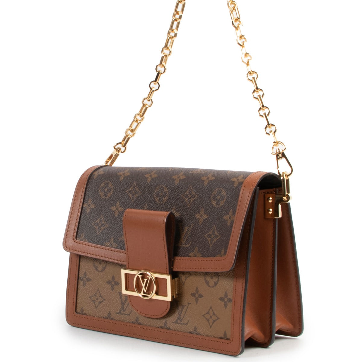 Original Louis Vuitton Monogram Dauphine Shoulder bag in very good condition on Labellov website for 2nd hand designer items