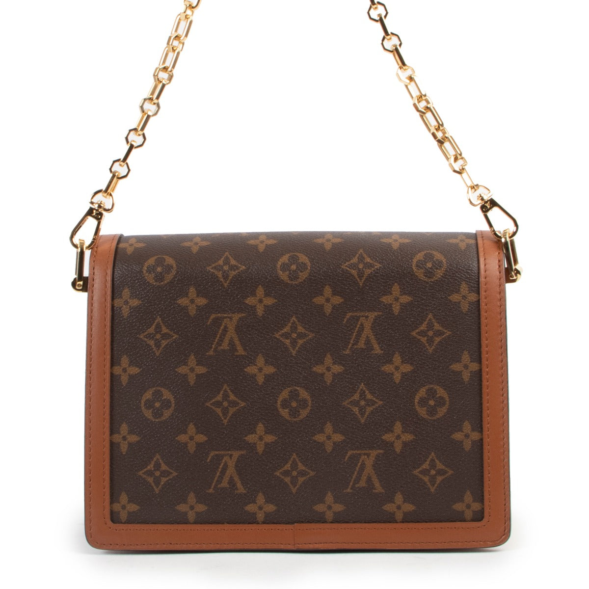 Original Louis Vuitton Monogram Dauphine Shoulder bag in very good condition on Labellov website for 2nd hand designer items