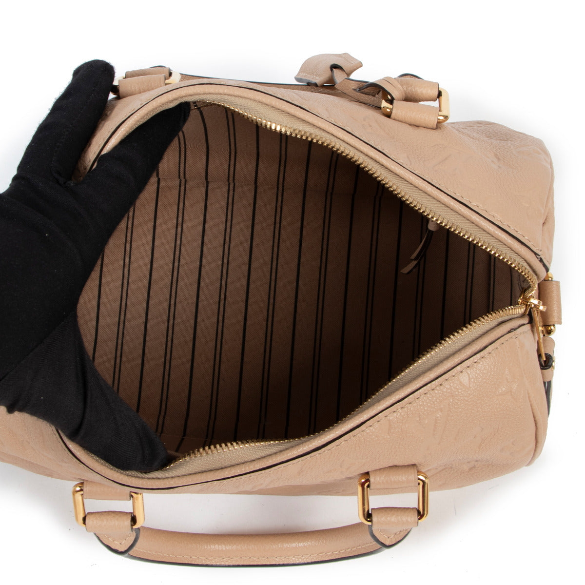 Sac Louis Vuitton Speedy Bandoulière 25 Monogram Empreinte Dune