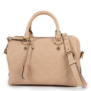 Louis Vuitton Beige Speedy 25 Bandouliere Monogram Empreinte Dune for the best price at Labellov secondhand luxury