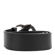 We buy and sell your authentic designer Gucci Double G Black And Silver Leather Belt for the best price
