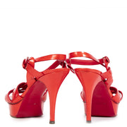 Authentic Saint Laurent Classic Tribute Sandals Red - Size: 38.5 secondhand at the right price online safe and secure online webshop luxury brand LabelLOV Vintage webshop