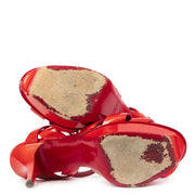Authentic Saint Laurent Classic Tribute Sandals Red - Size: 38.5 d'occasion au bon prix en toutte sécurité LabelLOV