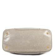 koop veilig online tegen de beste prijs Prada Grey Shine Shopping Tote
