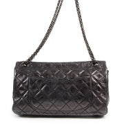 Authentic second-hand vintage Chanel Black 2.55 Reissue Bag buy online webshop LabelLOV