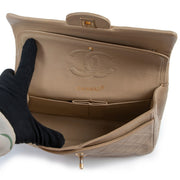 Shop authentic second hand designer luxury Chanel Vintage Beige Small Classic Flap Bag at Labellov