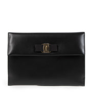 Buy authentic Ferragamo Saffiano leather Clutch Black at the right price at LabelLov