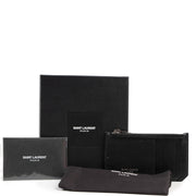 Authentic secondhand Saint Laurent Black Logo Embossed Cardholder designer accessories fashion luxury vintage webshop safe secure online shopping