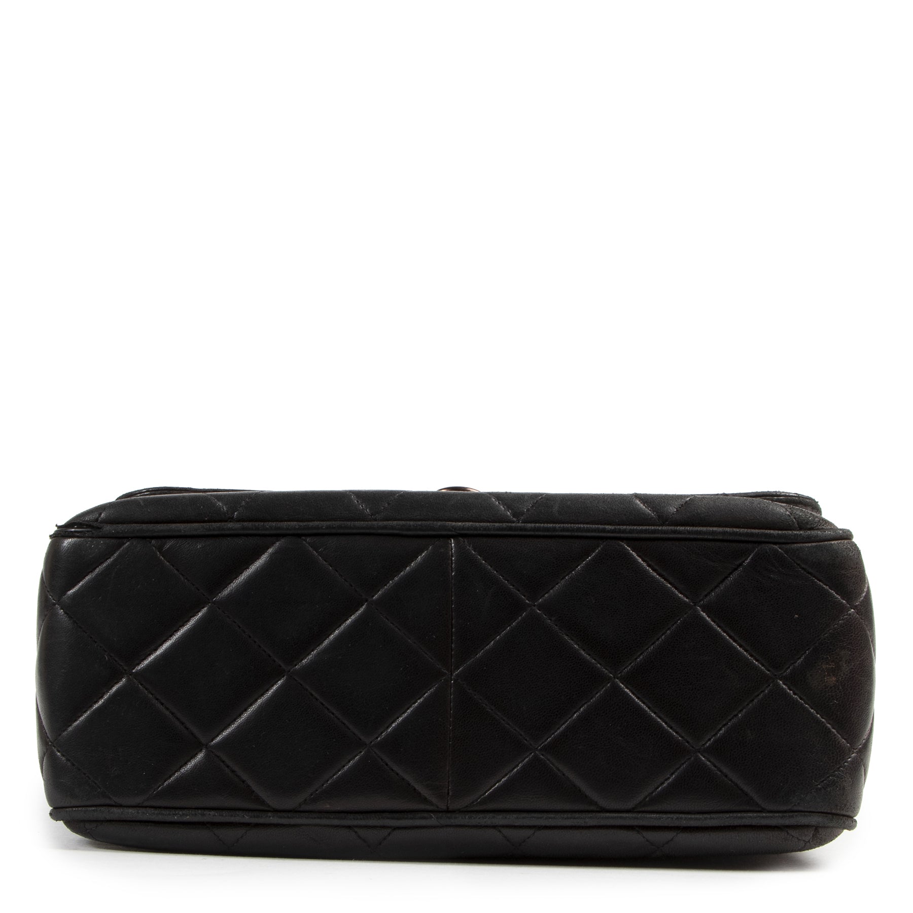 Chanel Vintage Black Quilted Shoulder Bag