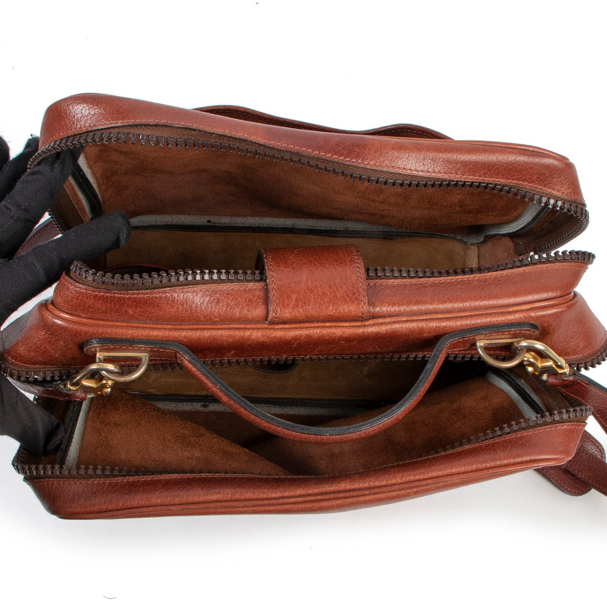 Delvaux Brown Crossbody at Labellov