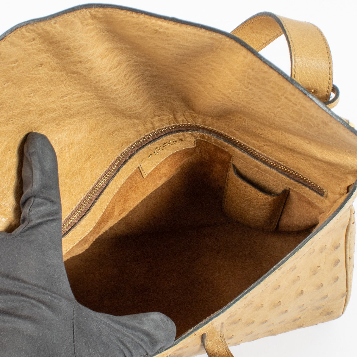 Sac Delvaux Sahara Impromptu en autruche