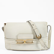Delvaux White Leather Crossbody Bag