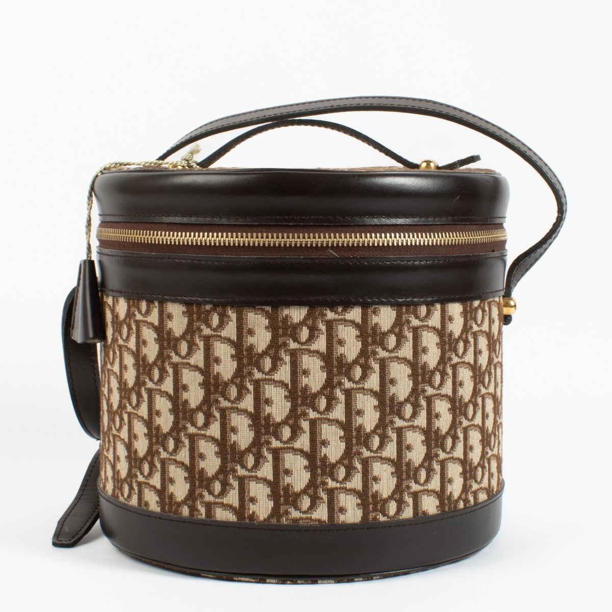 Trousse à cosmétiques Christian Dior Oblique marron