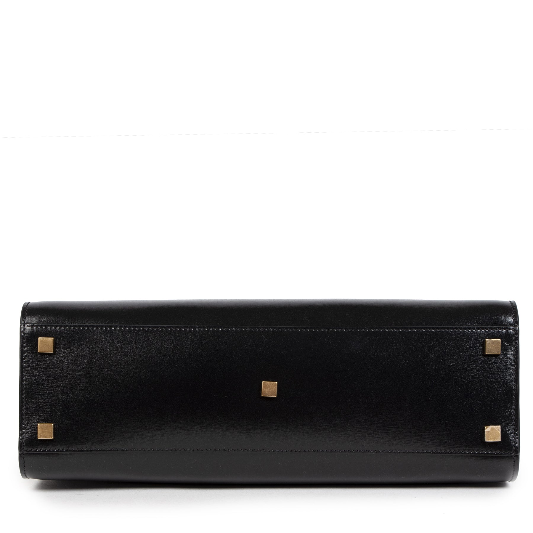 Authentic secondhand Saint Laurent Black Manhatten Top Handle Bag designer bags designer brands fashion luxury vintage webshop safe secure online shopping worldwide shipping delivery