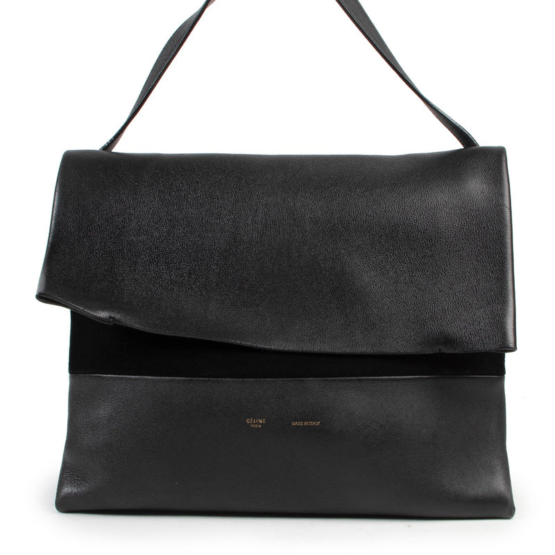 Shop safe online authentic second hand Céline Black All Soft Shoulder Bag at Labellov.com.