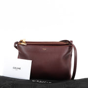 Buy an authentic second-hand Celine Burgundy Lambskin Trio Shoulder Bag in very good condition at Labellov in Antwerp.