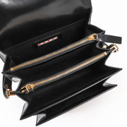 Buy an authentic second-hand Marni Black Saffiano Leather Trunk Shoulder Bag in very good condition at Labellov in Antwerp.
