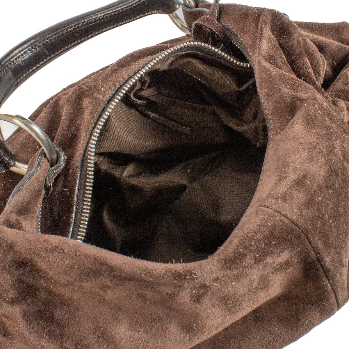 Shop 100% authentic Miu Miu Brown Suede Shoulder bag at Labellov.com.