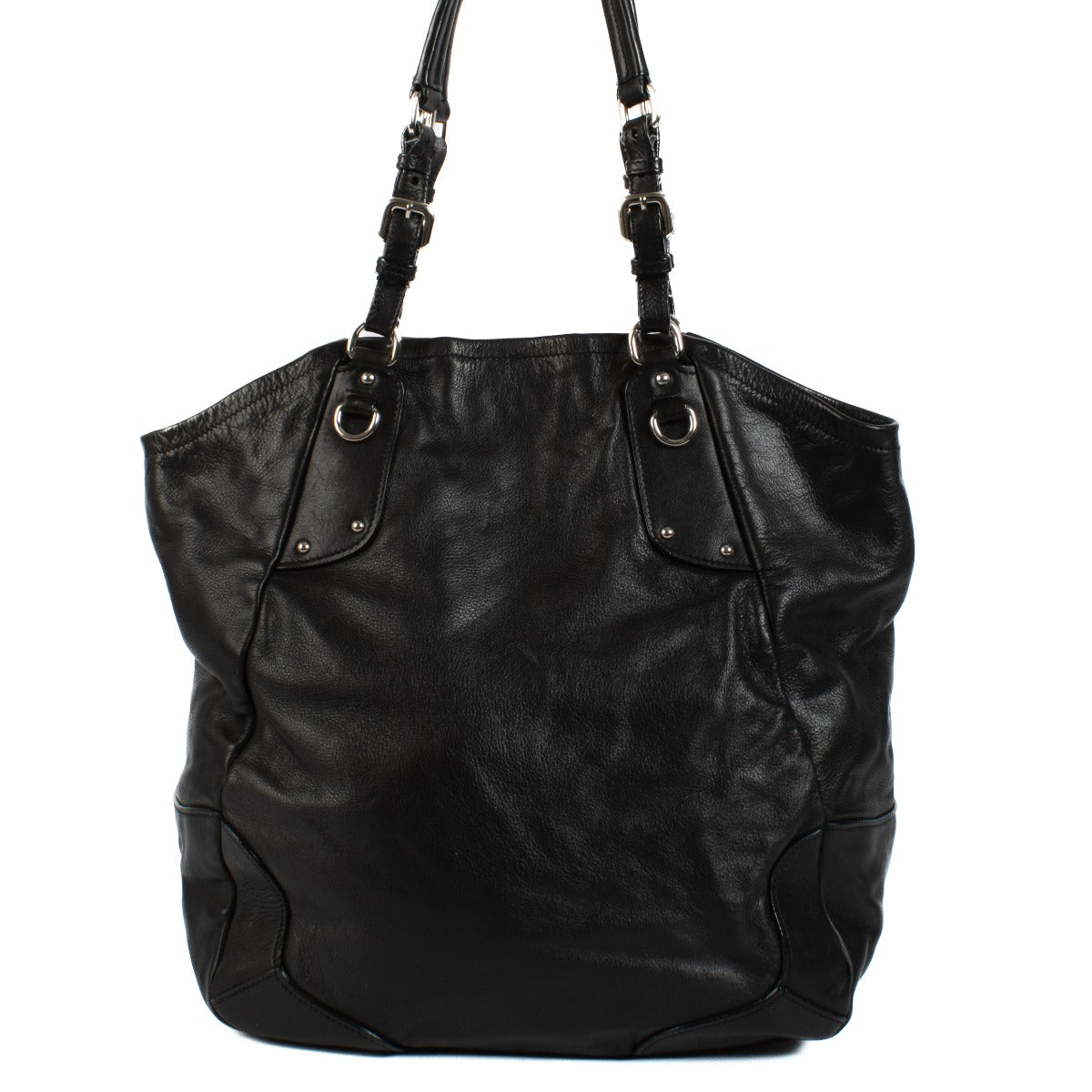 Shop 100% authentic Prada Black Leather Shoulder bag at Labellov.com.