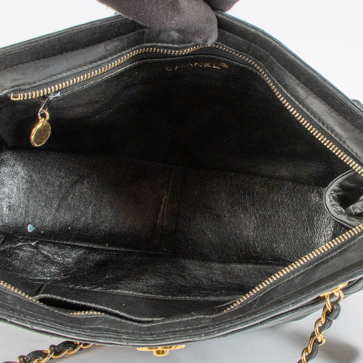 Chanel Vintage Black Tote Bag