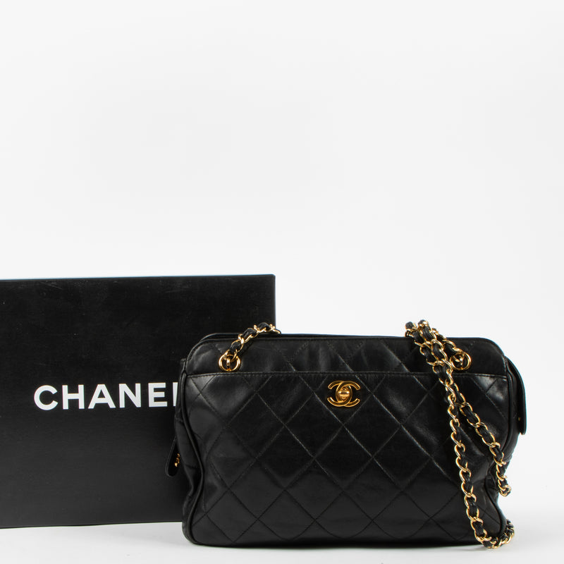 Chanel Vintage Black Tote Bag