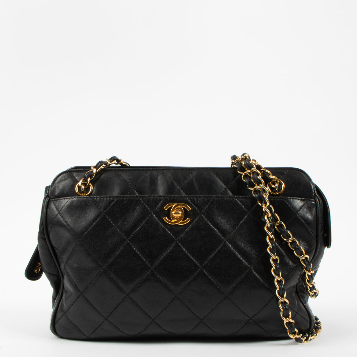 Chanel Vintage Black Tote Bag