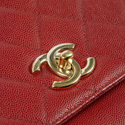 Shop this authentic Chanel Red Caviar Large Bussiness Affinity Flap Bag pre-loved on Labellov.com