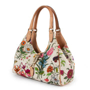 Gucci Floral Canvas Jackie O Hobo Bag